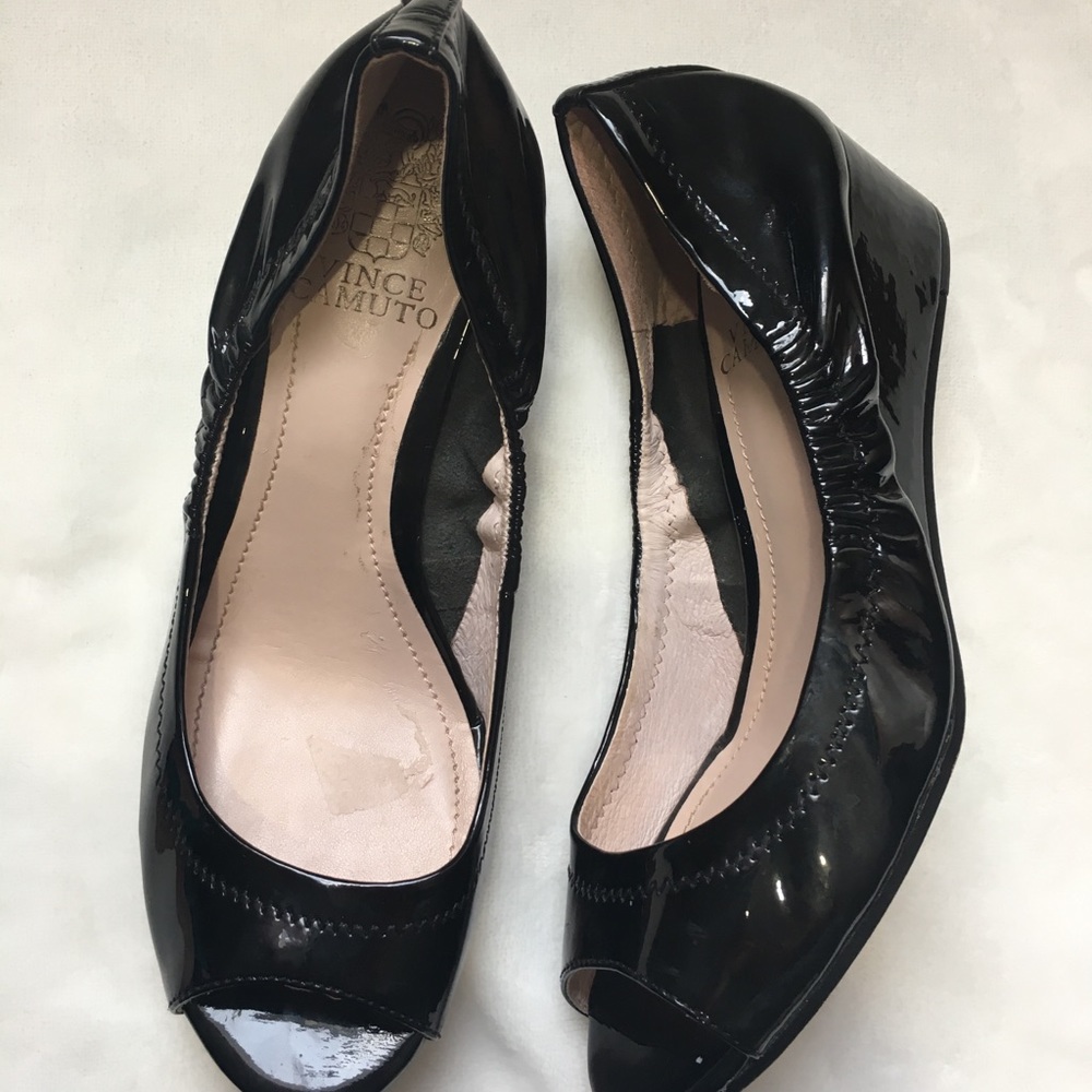 FINAL PRICE! Vince Camuto Peep Toe Wedge Heel